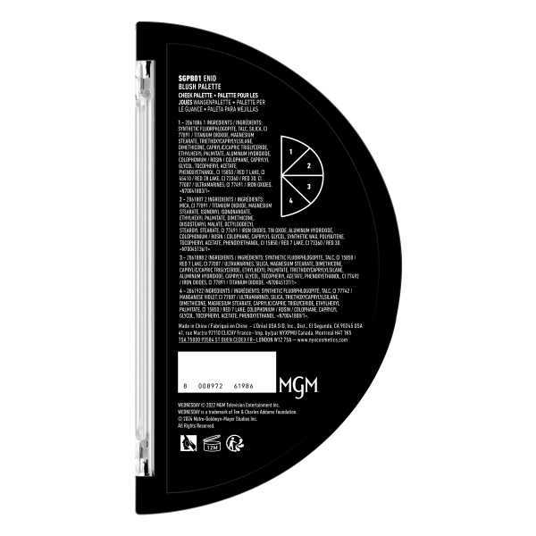 NYX Professional Makeup X Wednesday Blush Palette Enid