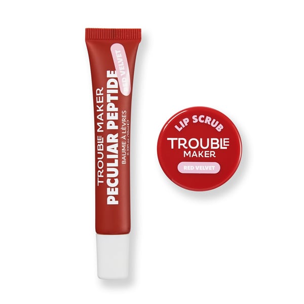 Trouble Maker Mystery Slice Cake Lip Scrub and Peptide Balm