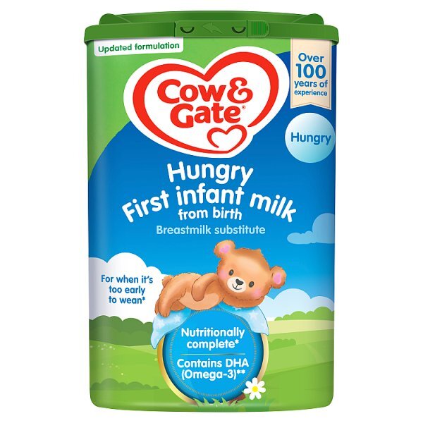 Cow & Gate Hungry First Baby Milk Formula from Birth 800g