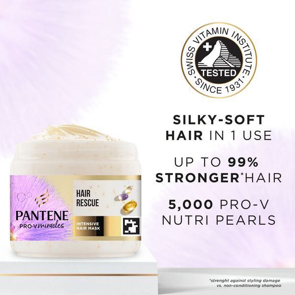 Pantene Silky & Glowing Hair Mask 300Ml