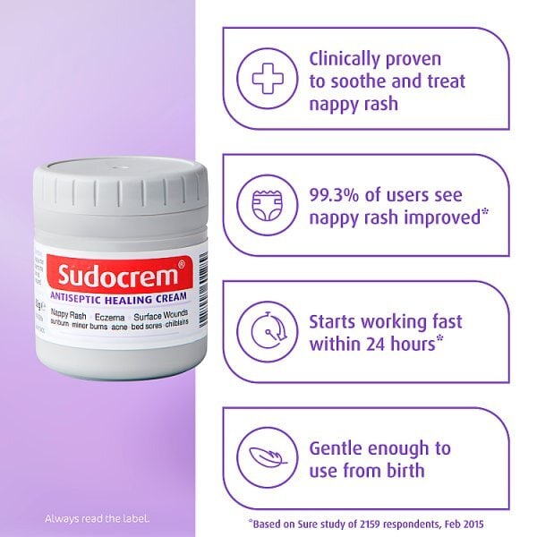 Sudocrem Antiseptic Healing Nappy Cream 60g