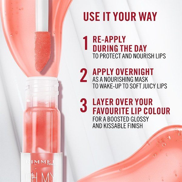 Rimmel Oh My Gloss! Lip Oil 004 Vivid Red 4.5Ml