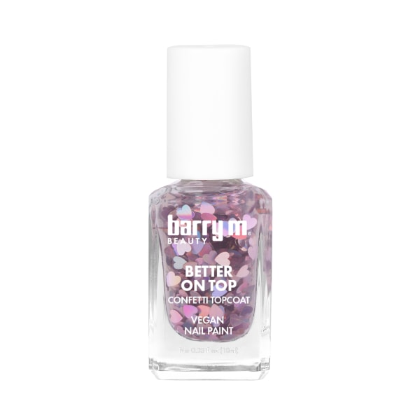 Barry M Better On Top Confetti Topcoat