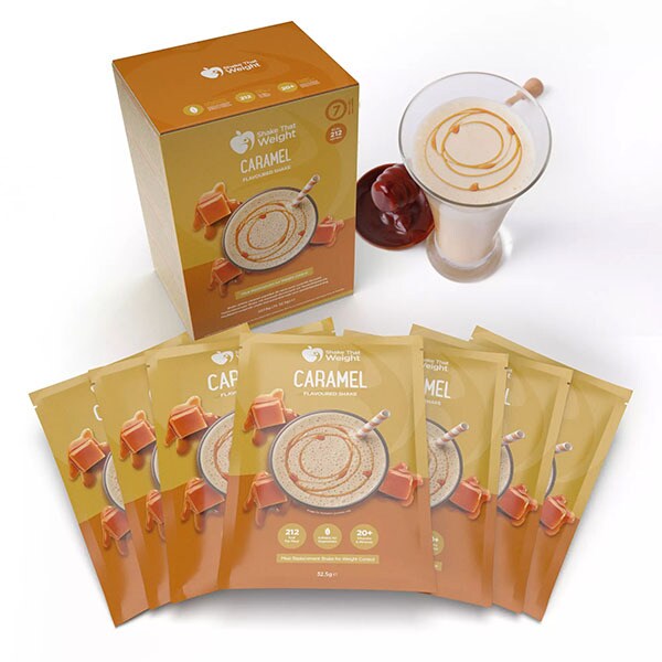 Shake That Weight Caramel Meal Replacement Shake 7 Pack