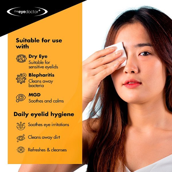 The Eye Doctor Eye Lid Wipes - 40'S Pack