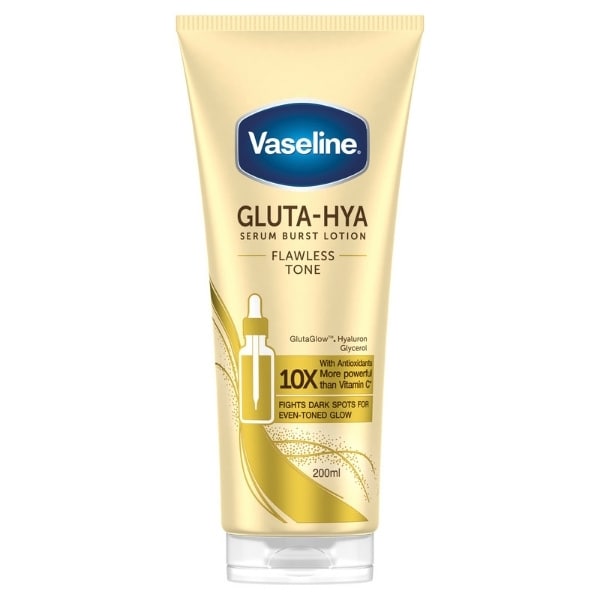 Vaseline Gluta-Hya Flawless Tone Serum Burst Lotion 200 ml