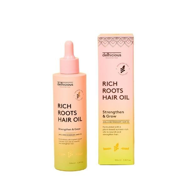Delhicious Rich Roots Strengthen & Grow Hair Oil 100Ml