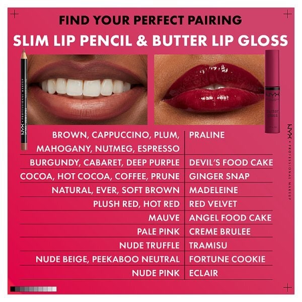 NYX Professional Makeup Slim Lip Pencil Nude Pink