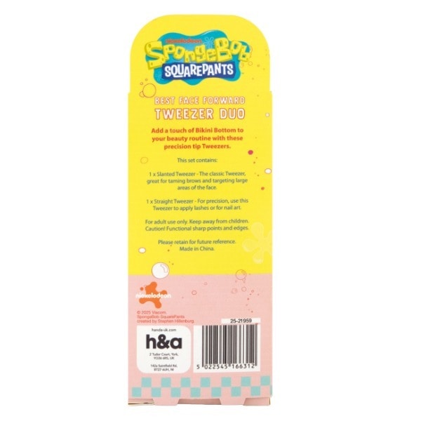 Spongebob Tweezer Duo