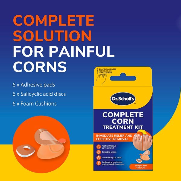 Scholl Corn Removal Complete Treatment Cushions & Plasters