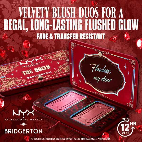 Nyx Professional Makeup X Bridgerton The Queen Blush Duo