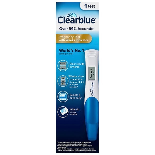 Clearblue Digital Weeks Indicator Pregnancy Test - 1 Test