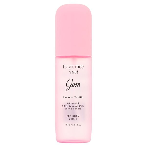 Gem Fragrance Mist For Body & Hair: Coconut Vanilla 90ml