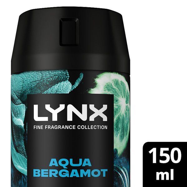 Lynx Fine Fragrance Aqua Bergamot 72hr Premium Deodorant Spray 150ml