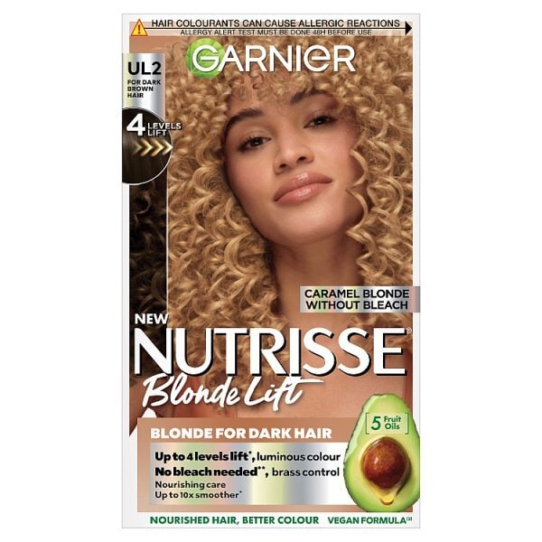 Nutrisse Blondelift Ul2 Caramel Blonde Permanent Hair Dye