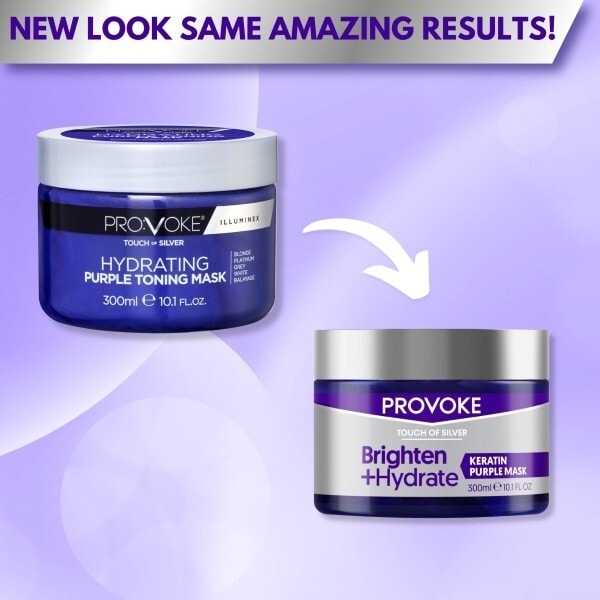 Provoke Touch of Silver Brighten + Hydrate Purple Mask 300ml