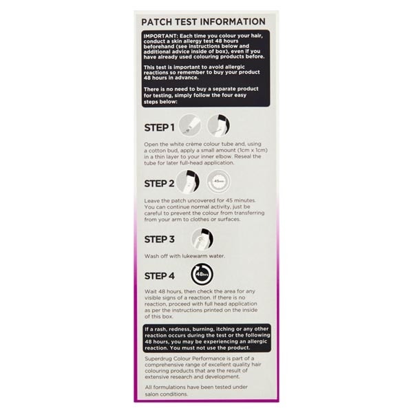 Superdrug Performance Permanent Hair Dye Very Violet 5.66