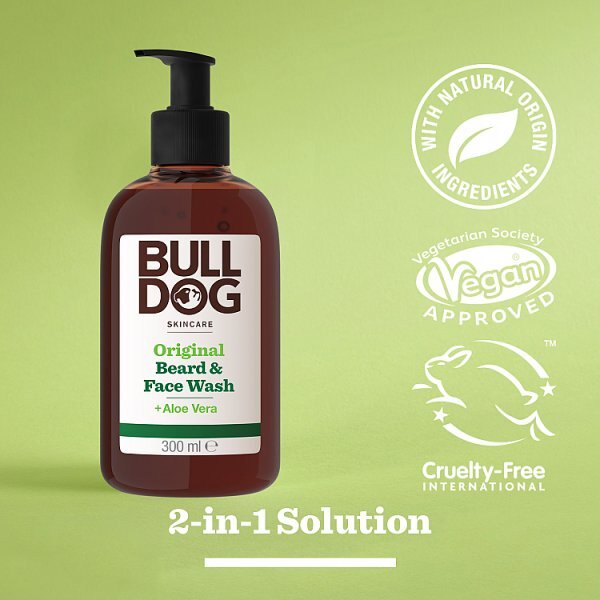 Bulldog Original Beard and Face Wash 300ml