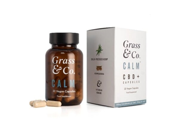 Grass & Co. Calm 300Mg Cbd+ With Ashwagandha Capsules