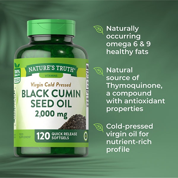 Black Cumin Seed Oil Is Used For Beautiful Hair & Skin