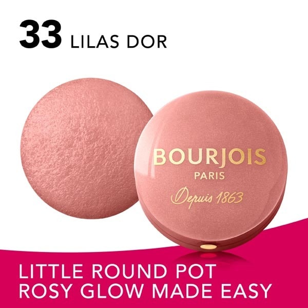 Bourjois Little Round Pot Blusher 33 Lilas D'Or