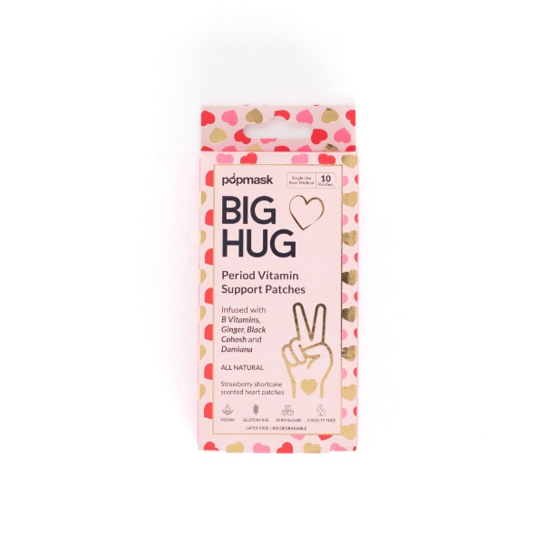 Popmask Big Hug Period Vitamin Support Supplement Patches (10 Pack)