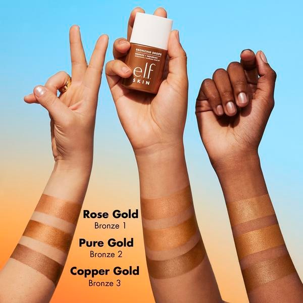 e.l.f. SKIN  Bronzing Drops Copper Gold 30ml