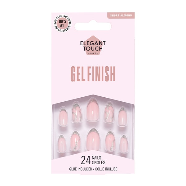 Elegant Touch Gel Finish Glitter Platinum Girl