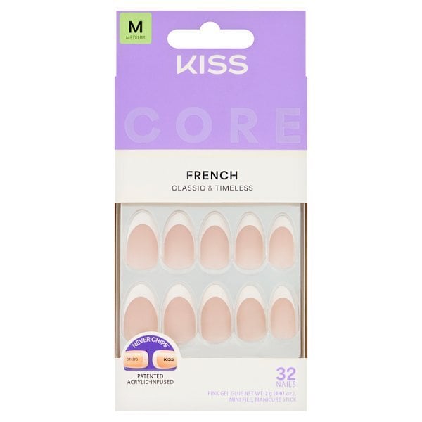 Kiss CORE French Nails - Curiosity