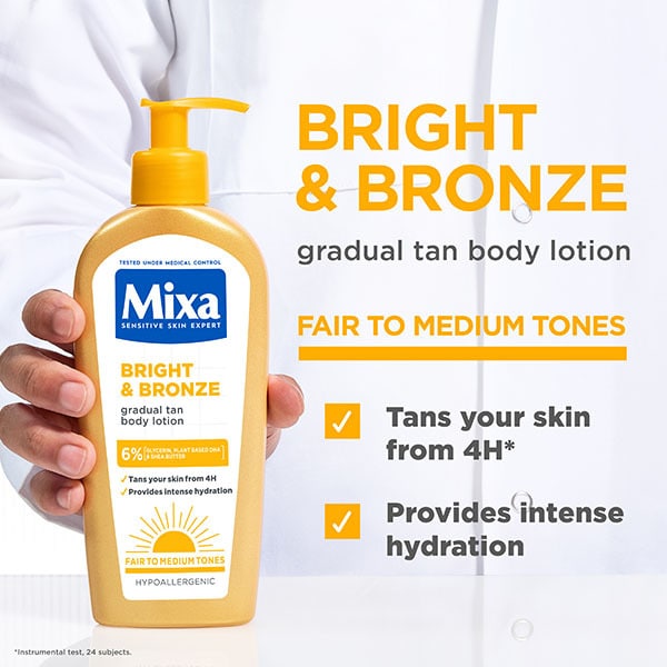 Mixa Niacinamide Bright & Bronze Gradual Tan 250ml