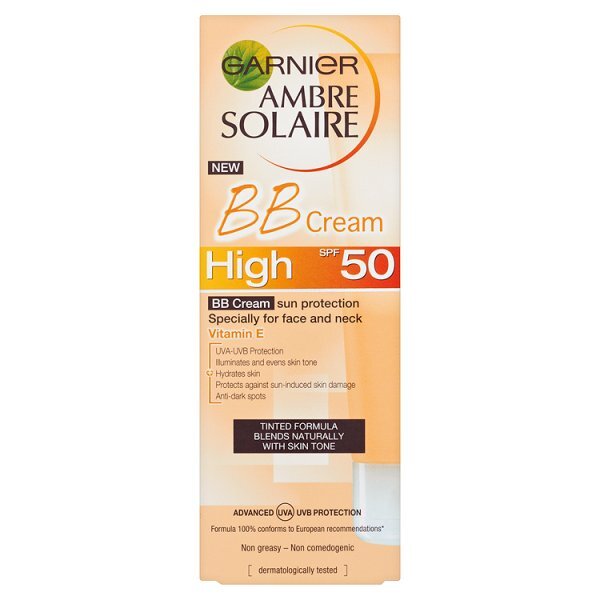 Ambre Solaire BB Cream Sun Face Protection SPF 50 50ml