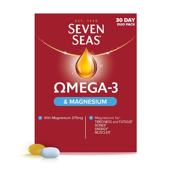 Seven Seas Omega-3 Plus Magnesium Duo Pack