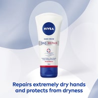 NIVEA 3In1 Repair Hand Cream For Instant Relief 75ml