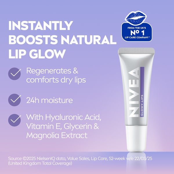 Nivea Lip Hyaluron Glowy Lips Tube Original 10Ml