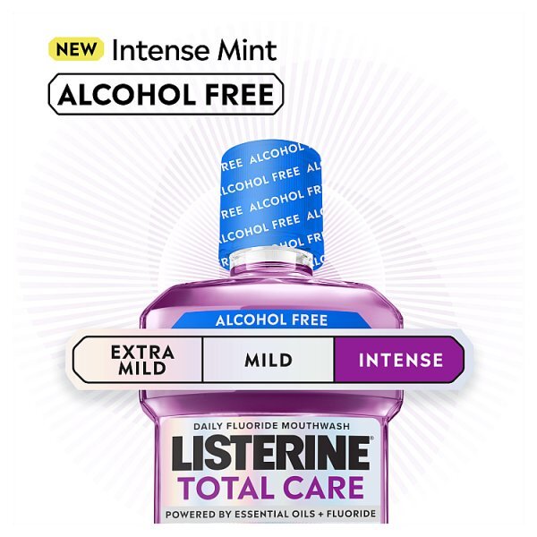 Listerine Total Care Intense Alcohol Free Mouthwash 500Ml