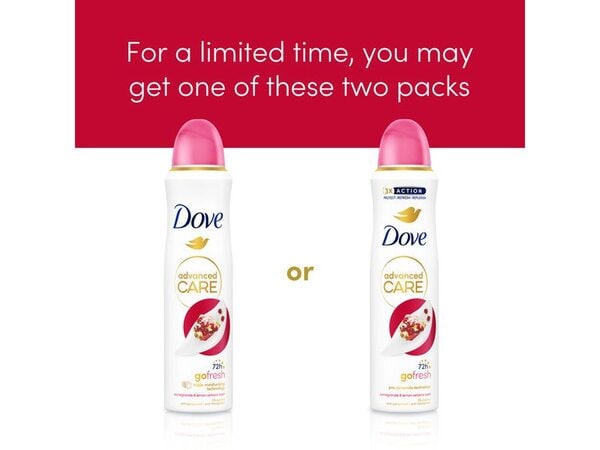 Dove Advanced Care Pomegranate & Lemon Anti-Perspirant Aerosol 150 ml
