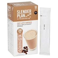 Superdrug Slenderplan Meal Replacement Shake Cafe Latte x10