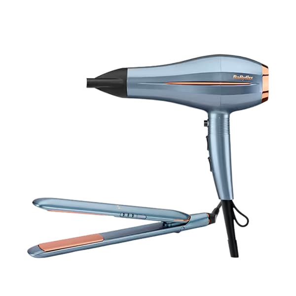 BaByliss Denim Luxe Hair Dryer & Straightener Bundle