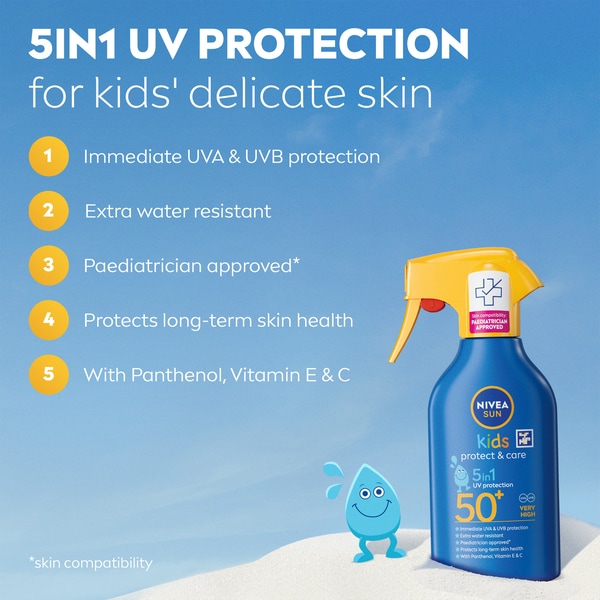 Nivea Sun Kids Protect & Care Trigger Sun Spray Spf 50+