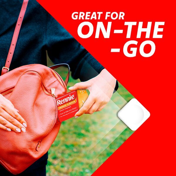 Rennie Orange Heartburn & Indigestion Relief 24 Tablets