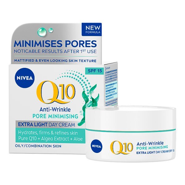 NIVEA Q10 Anti-Wrinkle Pore Minimising Day Cream SPF15 50ml