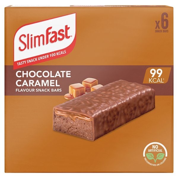 SlimFast Caramel Snack Bar Multipack 6x26g