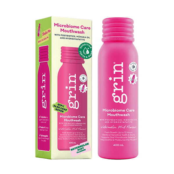 Grin Microbiome Care Mouthwash (Watermelon Mint) 400Ml