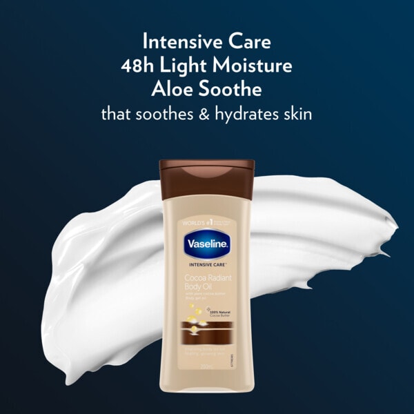 Vaseline Intensive Care Body Oil Cocoa Radiant 200ml