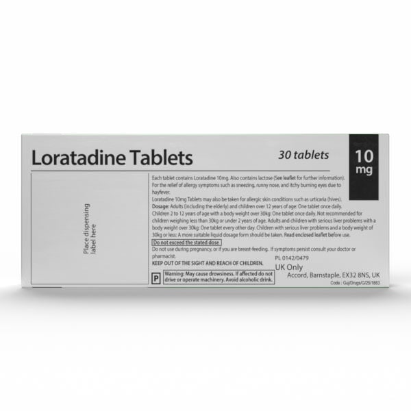 Accord Loratadine Tablets 10Mg 30 Pack