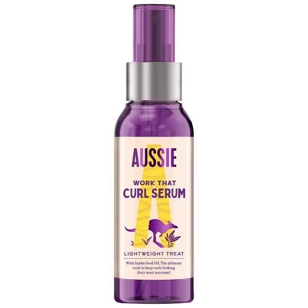 Aussie Work That Curl Hair Serum With Jojoba Seed Oil, 90ml