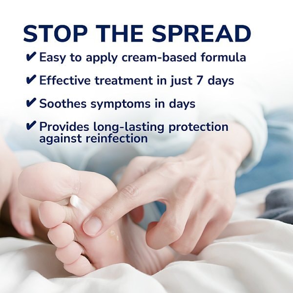 Scholl Athletes Foot Cream Advance Antifungal Treatment 15ml