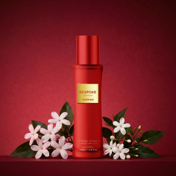 Bespoke Woman Jasmine Rouge & Sweet Woods Perfume Mist 140Ml