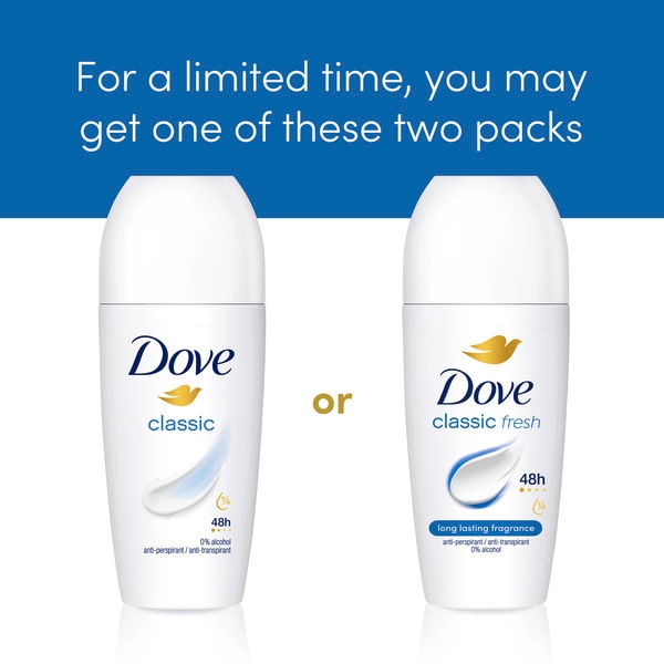 Dove Classic Anti-Perspirant Roll On 50 ml