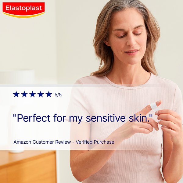 Elastoplast Hypoallergenic Sensitive Plasters, 20 Plasters